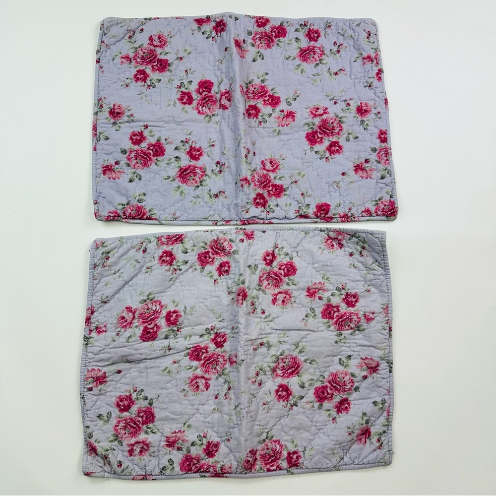 Simply Shabby Chic Cottagecore Lavender Floral Pillow Shams Standard Size